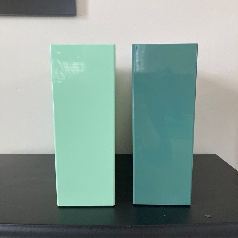 Mint green hanging file box